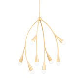 Elsa Pendant By Mitzi, Size: Medium, Finish: Gold Leaf