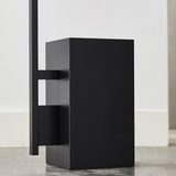 Klee 70 Floor Lamp by Tech Lighting, Finish: Nightshade Black, Polishd Nickel/Marble-Tech Lighting, Natural Brass/White Marble-Tech Lighting, , | Casa Di Luce Lighting