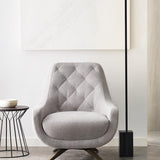 Klee 70 Floor Lamp by Tech Lighting, Finish: Nightshade Black, Polishd Nickel/Marble-Tech Lighting, Natural Brass/White Marble-Tech Lighting, , | Casa Di Luce Lighting