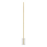 Klee 70 Floor Lamp by Tech Lighting, Finish: Nightshade Black, Polishd Nickel/Marble-Tech Lighting, Natural Brass/White Marble-Tech Lighting, , | Casa Di Luce Lighting