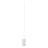 Klee 70 Floor Lamp by Tech Lighting, Finish: Nightshade Black, Polishd Nickel/Marble-Tech Lighting, Natural Brass/White Marble-Tech Lighting, , | Casa Di Luce Lighting