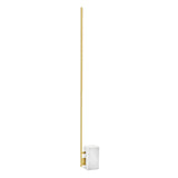 Klee 70 Floor Lamp by Tech Lighting, Finish: Nightshade Black, Polishd Nickel/Marble-Tech Lighting, Natural Brass/White Marble-Tech Lighting, , | Casa Di Luce Lighting