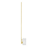Klee 70 Floor Lamp by Tech Lighting, Finish: Nightshade Black, Polishd Nickel/Marble-Tech Lighting, Natural Brass/White Marble-Tech Lighting, , | Casa Di Luce Lighting