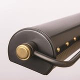 Gaines Picture Light by Hudson Valley, Finish: Brass Aged, Nickel Polished, Aged Old Bronze-Hudson Valley, Historic Nickel-Hudson Valley, Size: Small, Medium, Large, | Casa Di Luce Lighting