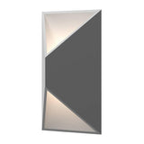 Gray Prisma Indoor/Outdoor LED Wall Sconce by Sonneman Lighting