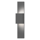 Flat Box Up-Down Indoor-Outdoor LED Panel Wall Sconce by Sonneman, Finish: Bronze, Grey, White, , | Casa Di Luce Lighting