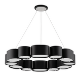 Opal Chandelier - Soft Black Small
