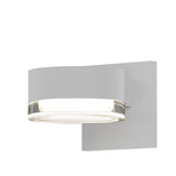 Reals Downlight Outdoor LED Wall Sconce Plate Cap with Clear Lens by Sonneman Lighting
