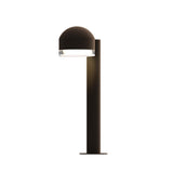 Bronze Reals LED Bollard Dome Cap with Clear Lens by Sonneman Lighting