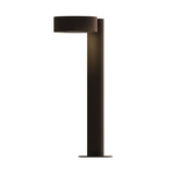 Bronze Reals LED Bollard Plate Cap with Lens by Sonneman Lighting