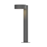 Gray Reals LED Bollard Plate Cap with Lens by Sonneman Lighting