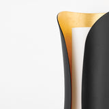 Josie Vanity Light By Mitzi - Gold Leaf/Black Closer View