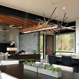 Cascade LED Linear Suspension by Hubbardton Forge, Finish: White, Bronze, Dark Smoke-Hubbardton Forge, Black, Oil Rubbed Bronze, Natural Iron-Hubbardton Forge, Vintage Platinum-Hubbardton Forge, Soft Gold-Hubbardton Forge, Sterling-Hubbardton Forge, Ink, , | Casa Di Luce Lighting