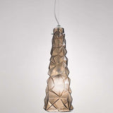Chaotic Pendant by Sylcom, Color: Smoke - Vistosi, Size: Small, | Casa Di Luce Lighting