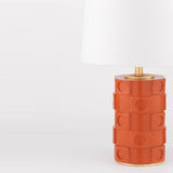 Athena Table Lamp by Mitzi, Finish: Burnt Orange/Gold Leaf Combo-Mitzi, Cream White/Gold Leaf Combo-Mitzi, Opal Grey/Gold Leaf Combo-Mitzi, , | Casa Di Luce Lighting