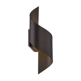 Helix LED Outdoor Wall Sconce by Modern Forms, Finish: Bronze, Size: Large, | Casa Di Luce Lighting