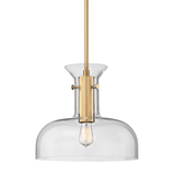 Coffey Pendant by Hudson Valley, Finish: Brass Aged, Nickel Polished, Size: Small, Large, | Casa Di Luce Lighting