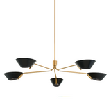 Sacramento Chandelier By Troy Lighting, Size: Medium, Finish: Patina Brass Black