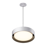 Echo Pendant Light By Studio M, Finish: White Black, Size: Medium