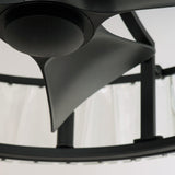 Odeon Fandelight By Maxim Lighting, Finish: Black