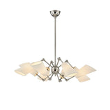 Buckingham Chandelier by Hudson Valley, Finish: Nickel Polished, Number of Lights: 8, | Casa Di Luce Lighting