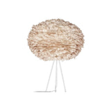 Eos Light Brown Table Lamp by UMAGE, Finish: White, Size: Micro, | Casa Di Luce Lighting