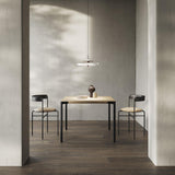 Matt Champagne Gilda Suspension in Restaurant