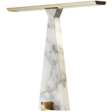 Brushed Light Gold Traccia Table Lamp by Italamp