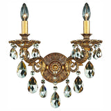 Milano 5642 Wall Sconce by Schonbek, Finish: Bronze Heirloom-Schonbek, Crystal Color: Silver Shadow-Schonbek, | Casa Di Luce Lighting