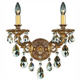 Milano 5642 Wall Sconce by Schonbek, Finish: Silver Roman-Schonbek, Crystal Color: Optic Crystal-Schonbek, | Casa Di Luce Lighting