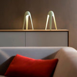 Cyborg Table Lamp by Martinelli Luce, Color: Aluminium - Foscarini, Azure-Lodes, Green, Grey, Living Coral, White, , | Casa Di Luce Lighting