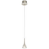 Kabru LED Mini Pendant by Kichler, Finish: Chrome, Nickel Brushed, , | Casa Di Luce Lighting