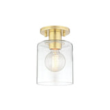 Neko Semi-Flushmount by Mitzi, Finish: Brass Aged, Nickel Polished, Old Bronze-Mitzi, , | Casa Di Luce Lighting