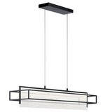 Matte Black Vega LED Linear Suspension by Kichler
