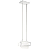 White Vega LED Mini Pendant by Kichler