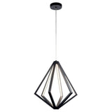 Everest LED Pendant by Kichler, Finish: Black Matte, Size: Medium, | Casa Di Luce Lighting