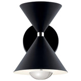 Kordan Wall Sconce by Kichler, Finish: White Matte, Black Matte, , | Casa Di Luce Lighting