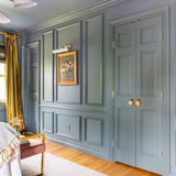 Holly Picture Light by Mitzi, Finish: Aged Brass/Soft Off White-Mitzi, Aged Brass/Navy-Mitzi, Polished Nickel/Soft Off White-Mitzi, Polished Nickel/Navy-Mitzi, Size: Small, Medium, Large, | Casa Di Luce Lighting