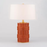 Athena Table Lamp by Mitzi, Finish: Burnt Orange/Gold Leaf Combo-Mitzi, Cream White/Gold Leaf Combo-Mitzi, Opal Grey/Gold Leaf Combo-Mitzi, , | Casa Di Luce Lighting