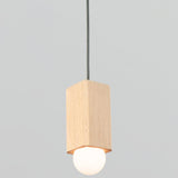 Cano Pendant Light by Cerno, Color: Walnut, Dark Stained Walnut - Cerno, White Washed Oak - Cerno, Light Option: E26, LED, | Casa Di Luce Lighting