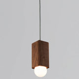 Cano Pendant Light by Cerno, Color: Walnut, Dark Stained Walnut - Cerno, White Washed Oak - Cerno, Light Option: E26, LED, | Casa Di Luce Lighting
