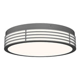 Marue Circle Flush Mount By Sonneman Lighting, Finish: Textured Gray, Size: Large