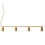 Donna Line 120 Linear Suspension by Pholc, Finish: Autumn Leaves, , | Casa Di Luce Lighting