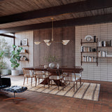 Sacramento Chandelier By Troy Lighting, Size: Medium, Finish: Patina Brass Soft Sand