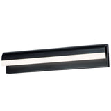 Waterfall Bath Bar By ET2, Width: 24'', Finish: Black