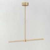 Dorian Linear LED Pendant By ET2, Finish: Gold