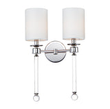 Lucent 2 Light Wall Light By Maxim Lighting, Finish: Polished Nickel