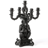 Burlesque Chimp Candle Holder By Seletti, Finish: Black