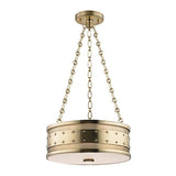 Gaines Pendant by Hudson Valley, Finish: Brass Aged, Size: Small, | Casa Di Luce Lighting