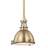 Massena Pendant by Hudson Valley, Finish: Brass Aged, Size: Small, | Casa Di Luce Lighting